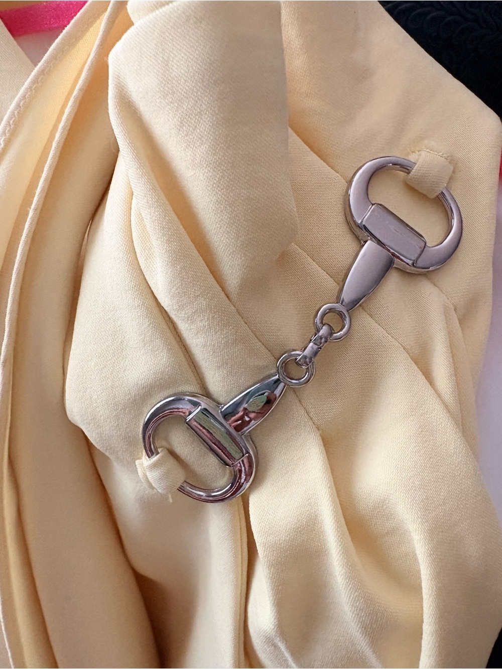 Elegant Yellow Halter Dress - Picture 4 of 11